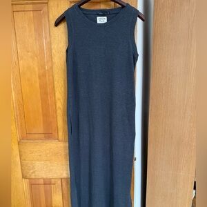 Prana Charcoal Sleeveless Maxi Dress